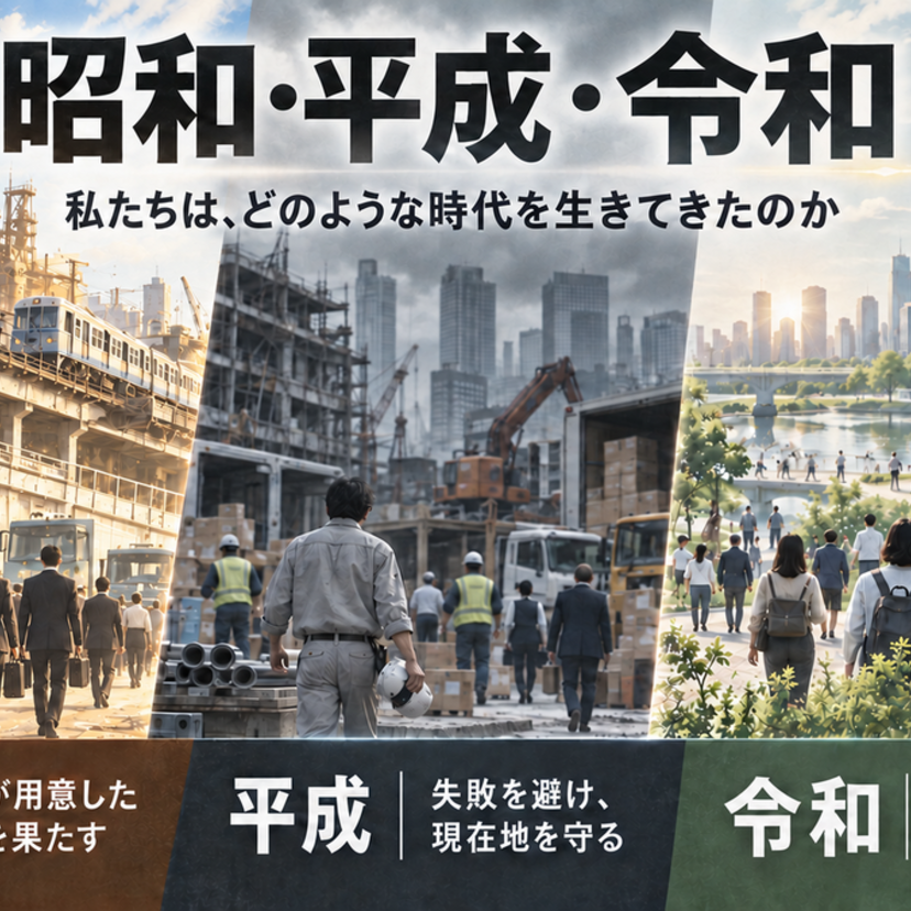 昭和・平成・令和――私たちは、どのような時代を生きてきたのか  ――拡大と標準化の時代から、人口減少・AI時代の人生再設計へ